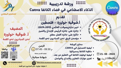 الذكاء الاصطناعي في فضاء الكانفا